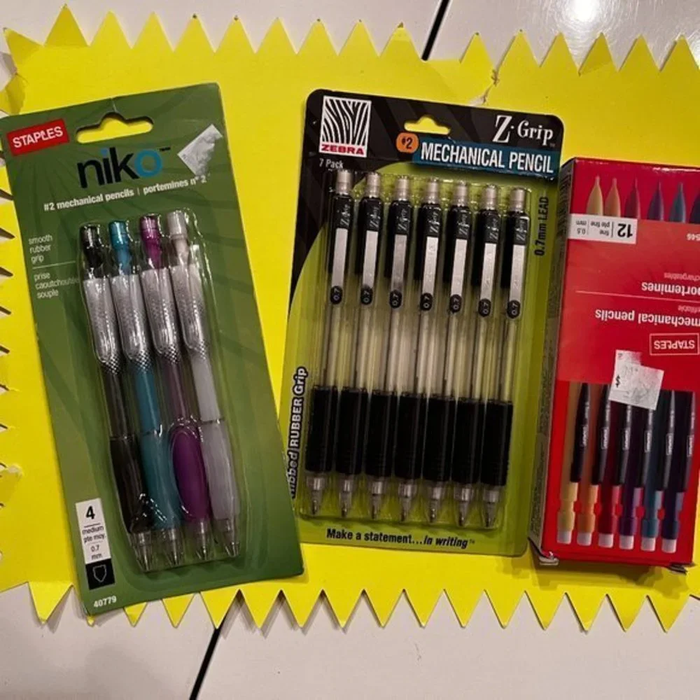 Mechanical Pencils – 3 Sets for a total‎ of 23 Pencils (new)